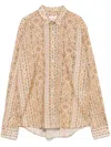 Valentino Paisley-print Shirt In Neutrals