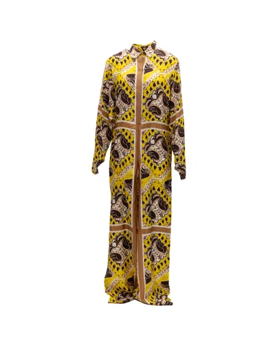 Valentino Garavani Paisley-print Silk Jumpsuit In Multi