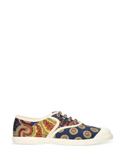Valentino Garavani Paisley-print Sneakers In Multi