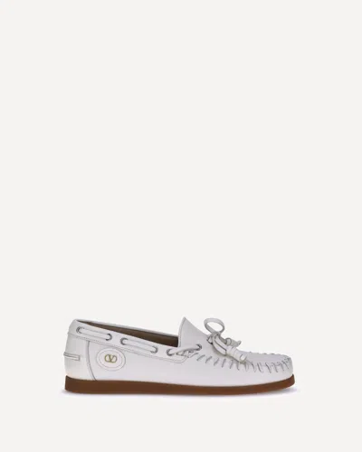 VALENTINO GARAVANI PALM AVENUE BOAT LOAFERS