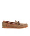 Valentino Palm Avenue Suede And Leather Loafers In Brown