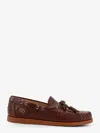 Valentino Leather Loafers Featuring Bow Detail In Brown