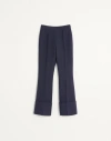 Valentino Pantalon En Crêpe Couture Femme Bleu 48