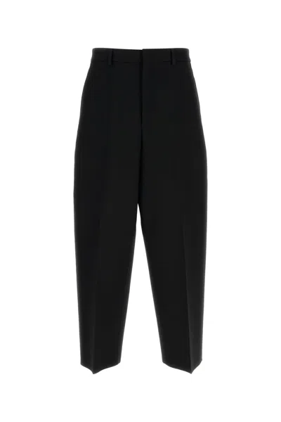 Valentino Formal Trousers With Pockets And Pleats In Black