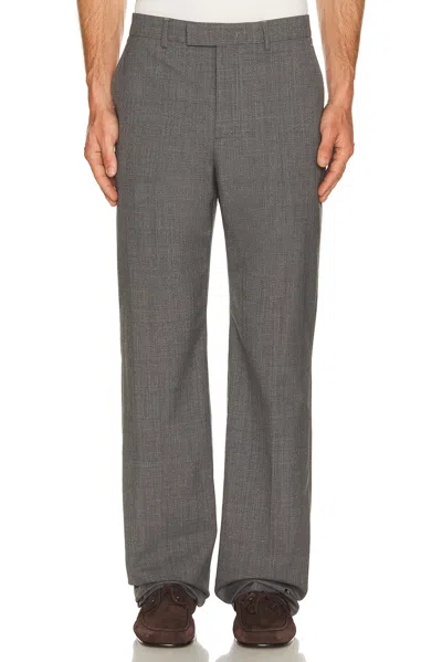 Valentino Pantalone Wool Pant In Gray