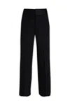 Valentino Wide Leg Trousers With Side And Back Pockets In 0no