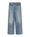 Valentino Pantaloni In Denim In Blue