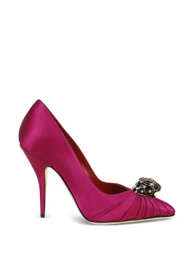Valentino Garavani Panthea Embellished Pumps In Pink