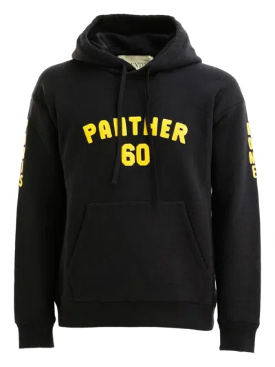 Valentino Garavani Black Cotton Sweatshirt