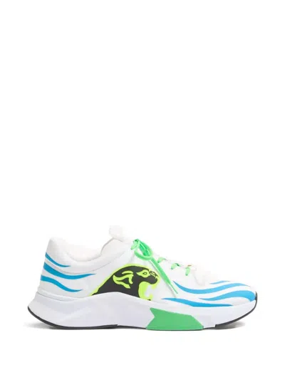 Valentino Garavani Panther Blaze Sneakers In White