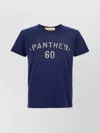 Valentino Crew Neck Graphic And Text Design In Blue