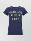 Valentino Crew Neck Graphic Print Short Sleeves Top