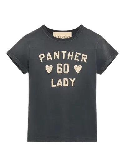 Valentino Womens Nero Betulla Printed Short-sleeves Cotton-jersey T-shirt In Multi