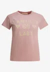 Valentino Garavani Printed Cotton T-shirt Clothing In Pink