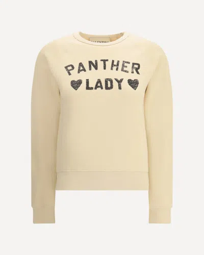 Valentino Panther Lady Sweatshirt In Brown
