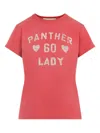 Valentino Panther Lady Graphic Print Crew Neck T-shirt