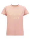 Valentino Garavani Printed Cotton T-shirt Clothing In Pink