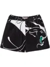 Valentino Panther-print Shorts