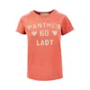 Valentino Paris Graphic Print Crew Neck T-shirt In Pink