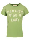 Valentino T-shirt Pattern Cotton Jersey In Green