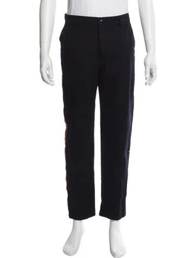 Pre-owned Valentino Pants In Blue