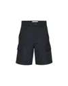 Valentino Garavani Toile Iconographe Shorts Men In Navy