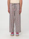 Valentino Voyage Imaginaire Print Straight Pants In Multicolor