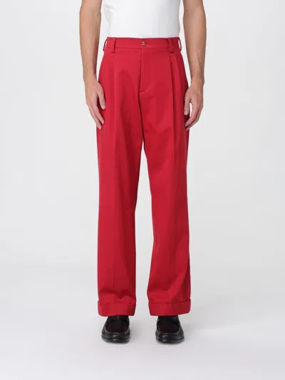 Valentino Pants  Men Color Red