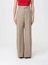Valentino Pants  Woman Color Ivory In Brown