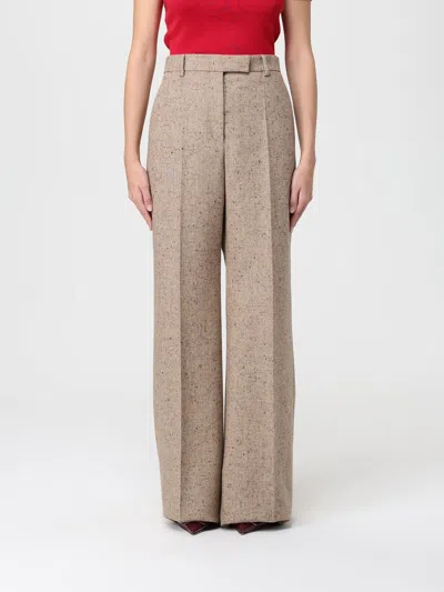 Valentino Pants  Woman Color Ivory In Brown