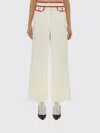 裤子 VALENTINO 女士 颜色 象牙色