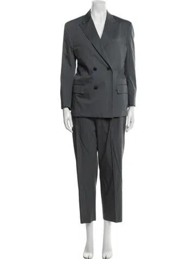 Pre-owned Valentino Pantsuit In Gray