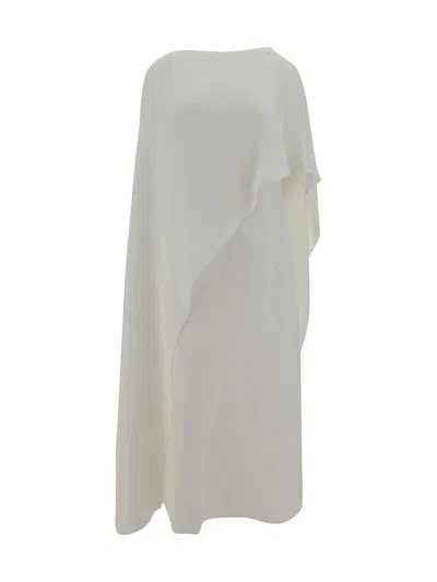 Valentino Pap Solid Dress In White