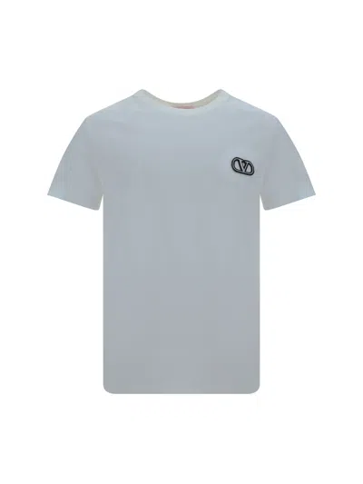 Valentino Pap T-shirt In Bianco