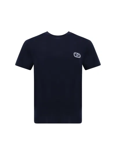 Valentino Pap T-shirt In Blue