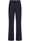 Valentino Crepe Trousers In Blue