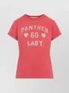 Valentino Panther Lady Graphic Print Crew Neck T-shirt