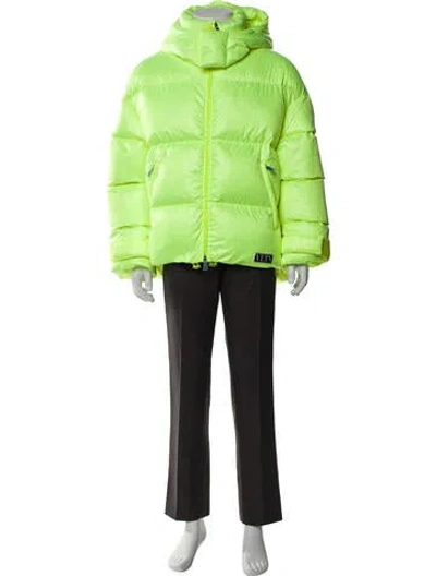 Pre-owned Valentino Parka In Yellow