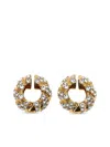 Valentino Gold Pas Plus Earrings In Gold