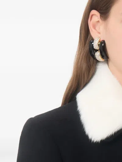 Valentino Garavani Pas Plus Metal, Enamel And Swarovski® Crystal Earrings In Multi