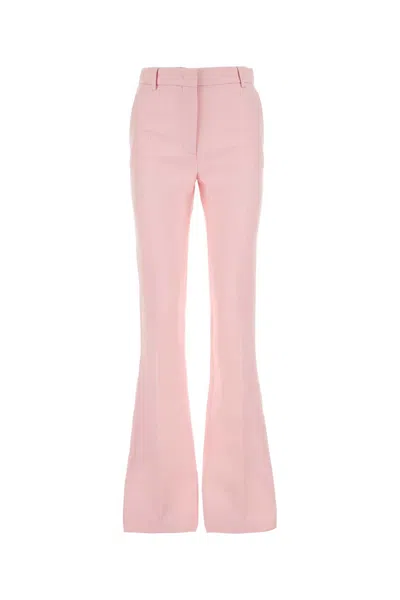Valentino Pastel Pink Crepe Pant In Taffy