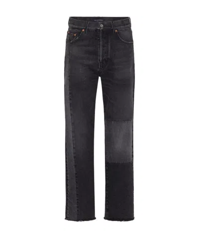 Valentino Jeans 5 Tasche Patch Grigio In Grey