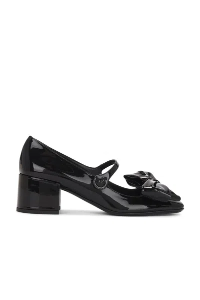 VALENTINO GARAVANI PATENT BOW JANE 50 MARY JANE PUMP