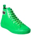 Valentino Patent High-top Sneaker In Green