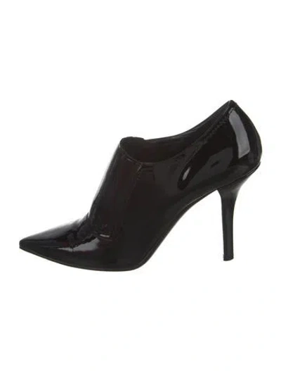 Pre-owned Valentino Garavani Patent Leather Boots In Black