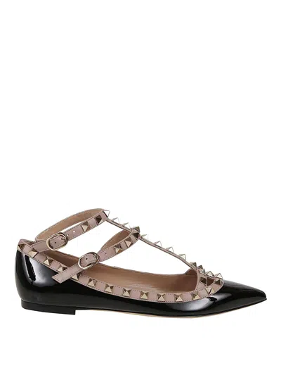 VALENTINO GARAVANI PATENT LEATHER FLATS