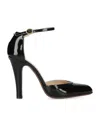Valentino Hi Dolly 105 Patent Leather Pumps In Black
