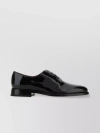 VALENTINO GARAVANI PATENT LEATHER LACE-UP SHOES WITH ROUND TOE