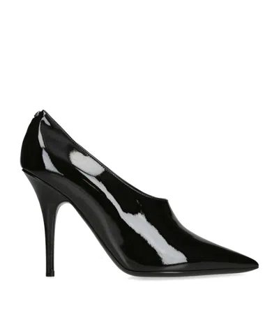 Valentino Garavani 105mm Le Salon Leather Pumps In Black