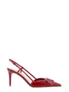 Valentino Red Vlogo Signature Slingback Heels